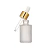 Estoque Pronto do Fabricante Frasco de Loção 30ml Frasco Fosco Frasco de Cosméticos de Viagem Frasco de Creme Portátil Frasco com Conta-gotas Frasco Vazio