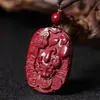 Colección de Colgantes de Cinabrio Estilo Luz de Estrella, Collares de Pareja Año Zodiacal Arena Dorada Morada, Suministro para Vendedores Ambulantes, Joyería Regalos al por Mayor