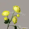 Buquê de Flores Artificiais Amarelas Cena de Casamento Rosa Borboleta Orquídea Floral Materiais DIY Adereços de Decoração