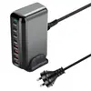 Cargador de 320W Cargador de Nitruro de Galio de 320W Adaptador Múltiple Pd Adaptador Pd Modelo Transfronterizo Nuevo Cargador de 8 Puertos de 320W