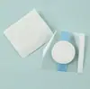 Almofada de Remendo de Algodão Vazia com Filme de PU à Prova d'Água, Curativo de Algodão Absorvente, Almofada Vazia Não Tecida, Curativo Fixo com Fita Respirável