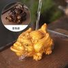 Decoración de mascota de té que cambia de color, spray de agua de la suerte, decoración creativa personalizada de alta gama para mesa de té, accesorios para juego de té