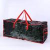 Directo de fábrica PE PVC transparente de un solo lado 7.5FT/9FT bolsa de almacenamiento para árbol de Navidad artificial bolsa de almacenamiento para ropa