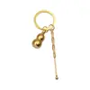 Llavero con púa para orejas de aleación, llavero púa para orejas, accesorio decorativo, colgante creativo de calabaza de cobre para mujer, accesorio