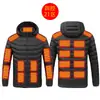 Fornecimento exclusivo transfronteiriço de roupas de inverno inteligentes com aquecimento elétrico, jaquetas aquecidas, roupas de algodão com temperatura constante, vestuário de algodão com temperatura constante aquecido por USB para homens e mulheres
