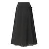 AliExpress Amazon Cross-border Fat MM Tamanho Grande Verão Feminino Solto Chiffon Culottes Calças Cortadas Saia