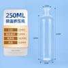 Botella de plástico transparente con tapa abatible, para loción, champú cosmético, 50 ml, 100 ml y 200 ml.