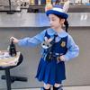 Disfraz de Policía Conejo para Niños Judy Traje para Niñas Vestido de Otoño Disfraz de Cosplay Niña Vestido de Princesa Lolita