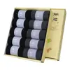 Meias de algodão 100% em pequenos lotes com LOGO personalizado integrado, sem costura, puro algodão, absorventes de suor, antibacterianas, desodorantes, meias masculinas de negócios, transfronteiriças