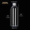 Botellas Transparentes Personalizadas al por Mayor de 30 50 100 ml para Mascotas para Aceites Esenciales, Medicamentos para Peces, Botellas Dispensadoras Delgadas con Tapas de Aluminio, Botellas de Plástico