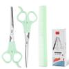 Conjunto de tesouras de cabeleireiro para bebê infantil tesouras de dente para franja tesouras retas pente ferramentas de beleza para animais de estimação conjunto de tesouras de cabeleireiro
