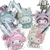 Gatinho Fofo de Desenho Animado Sanrio Caneta Conner Caixa de Armazenamento Multifuncional Transparente de Acrílico Papelaria para Estudante Enfeites de Mesa