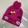 Bonito Gorro Frío para Bebé Jacquard Corazón Gorro de Punto para Niños Estilo Principios de Otoño Turbante Gorro de Punto Gorro Pullover para Niños Transfronterizo