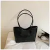 Bolso Tote Casual Simple Nuevo 2025 para Mujer, Bolso de Hombro Texturizado de Moda Otoño/Invierno, Bolso Grande de Gran Capacidad para Viajes Diarios