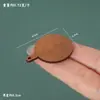 Serie de Bandejas Miniatura para Casa de Muñecas Almacenamiento Simple Plato de Cena Accesorios de Decoración Modelo Escena de Cocina Casa de Muñecas