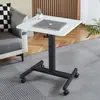 Mesa de Elevação Móvel Mesa de Cabeceira Personalizada para Pessoas Preguiçosas Mesa de Computador Simples para Escritório Mesa de Trabalho Manual Vertical