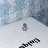 Nova Coleção de Studs para Osso da Orelha em Aço Titânio Médico Verde Trevo de Quatro Folhas, Presilhas de Orelha com Zircônia Deslumbrante, Brincos Exquisitos
