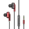 S47 Línea de Auriculares de Alta Elasticidad Universal para Teléfono Móvil y Computadora Tapones para los Oídos Escuchar Canciones Juego Escucha Distinción de Sonido Auriculares Inteligentes In-Ear