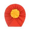 Gorro de Punto con Diseño de Flor de Cerilla, Moda Nueva de Primavera, Gorro Indio Cálido de Otoño e Invierno, Gorro Suave de Copa Plana con Tie-Dye para Niñas