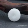 Colgante de Jade Blanco Imitación, Colgante de Hebilla de Seguridad de Jade Blanco con Cordón de Empuje y Tirón Color Café Verde Militar, Regalos Populares para Transmisiones en Vivo, Tráfico de Puestos Callejeros