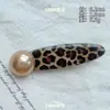 Presilha de Cabelo com Laço de Bolinhas, Presilha Lateral, Estilo Doce para Meninas, Presilha para Franja, Grampo de Cabelo, Presilha Bico de Pato, Piranha, Acessório de Cabelo
