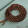 Pulseiras de Madeira Huanghuali Atacado com 108 Contas para Homens e Mulheres, Feitas de Madeira Velha, Contas de Oração de Madeira de Rosewood, Venda Direta do Fabricante