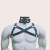 Brinquedos Sexuais para Adultos para Homens, Brinquedos Alternativos para Flertes e Treinamento SM, Coleiras de Pescoço e Peitorais de Amarração para Bondage Macho em Estoque