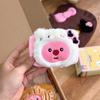 Bonito desenho animado Loopy Ruby criativa bolsa de moedas Mini tamanho pequeno snapper cabeça saco saco pingente