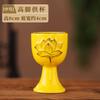 Taza de Cerámica Hogar Sagrado Guanyin Taza de Agua Bendita Copa de Vino Guan Gong Copa de Agua Salón de Buda Copa de Ofrenda de Loto