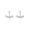 Pendientes de Aguja de Plata 925 Estilo Mismo que el Príncipe Wen Pendientes Nicho de Gama Alta para Mujer 2025 Nuevos Pendientes de Moda