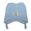 Chapéu de Lã para Outono e Inverno, Chapéu de Tricô Super Fofo Estilo Gato com Tiras, Versátil, Quente, Chapéu Protetor de Orelhas, Atacado Personalizado