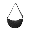 Bolsa Grande para Empanadas para Mujer 2026 Nuevo Otoño e Invierno Ligera Bolso Cruzado Bolso de Lona para Viajes Diarios Bolso Casual de Media Luna