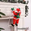 Decoraciones Colgantes Navideñas Transfronterizas Escalera Papá Noel Cuerda para Trepar Muñeco Escalera Individual Multi-Persona Juguete Regalo