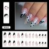 Comercio exterior europeo y americano Halloween venta caliente vacaciones vitalidad de uñas leopardo brillo uñas postizas al por mayor