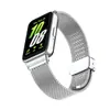 Adecuado para Correa de Reloj Samsung Fit3, Pulsera Galaxy Fit3, Banda de Acero Inoxidable Milanesa, Correa con Hebilla Magnética Deslizante