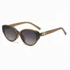 Gafas de sol modelo ojo de gato 2026, populares entre las celebridades de internet, protección UV, adecuadas para todas las formas de rostro, hacen que el rostro parezca más pequeño, gafas de sol bloqueadoras del sol