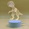Lámpara de mesa de dormitorio con luz nocturna 3D creativa, regalo de actividad, regalo de vacaciones, regalo de dibujos animados, lámpara de mesa de dormitorio con atmósfera transfronteriza acrílica