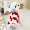 Ropa para Perros Pequeños, Suministros para Mascotas Gatos y Perros Pequeños, Ropa Cálida para Schnauzer Pomerania Teddy, Talla 24, Polar de Dos Patas