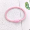 Cuerda para el pelo hecha a mano DIY anillo para el pelo material color caramelo productos semiacabados soporte plano no daña el pelo cuerda para el pelo accesorios para el pelo