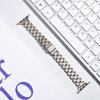 Correa Starlight para Apple Watch compatible con Apple Watch S7, correa pequeña y delgada de acero inoxidable y metal.