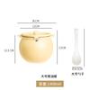 Pote de Banha Cerâmico com Duas Alças, Tampa e Filtro Estilo Creme Doméstico Resistente a Altas Temperaturas Novo Chinoiserie Pote de Temperos com Armazenamento para Colher