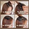Artefacto de cabeza plana almohadilla para el cabello de la parte posterior de la cabeza horquilla almohadilla para el cabello cabeza esponjosa parte superior del cráneo pieza de cabello femenino raíz del cabello horquilla invisible