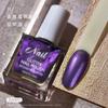 Esmalte de Uñas Espejo Metálico Sin Curado Secado Rápido Base Agua Sin Olor Espejo Mágico Metálico Esmalte de Uñas que Cambia de Color Polvo de Espejo Mágico con Purpurina