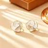 Pendientes de Camelia Frescos y Dulces, Simples y de Moda, de Alta Gama, Pendientes Compactos y Versátiles que Son Suaves con los Oídos, Accesorios de Estilo Femenino