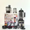 Liquidificador Multifuncional de Dupla Jarra de 4L Processador de Suco e Comida de Bebê Mixer Juicer Moedor de Cobre Puro de Alta Potência
