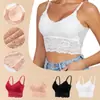 Beleza transfronteiriça respirável nas costas alça de ombro ajustável sutiã plus size feminino peito envolto Roupas íntimas esportivas de comércio exterior top tubo de renda acolchoado
