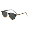 Europa y Estados Unidos gafas de sol de montura pequeña de un solo puente transfronterizas, gafas de sol de moda trendy sin maquillaje, gafas de clavo de arroz T1365 virola
