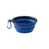 Amazon Transfronterizo Mascota Exterior Silicona Plegable Perro Tazón Portátil Exterior Retráctil Perro Tazón Agua Beber