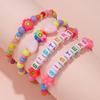 Amazon para Caricatura Verano Sonriente Fruta Arcilla Suave hermanas Pulsera Hermanas Niñas traje Mayoreo