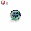 F136 Liga de Titânio Corte Estrela Base Redonda Zircônia Incrustada Rosca Interna Stud para Osso da Orelha Stud para Lábio Stud para Orelha Joia para Piercing